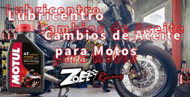 Reemplazo de lubricantes para motos Lubricentro